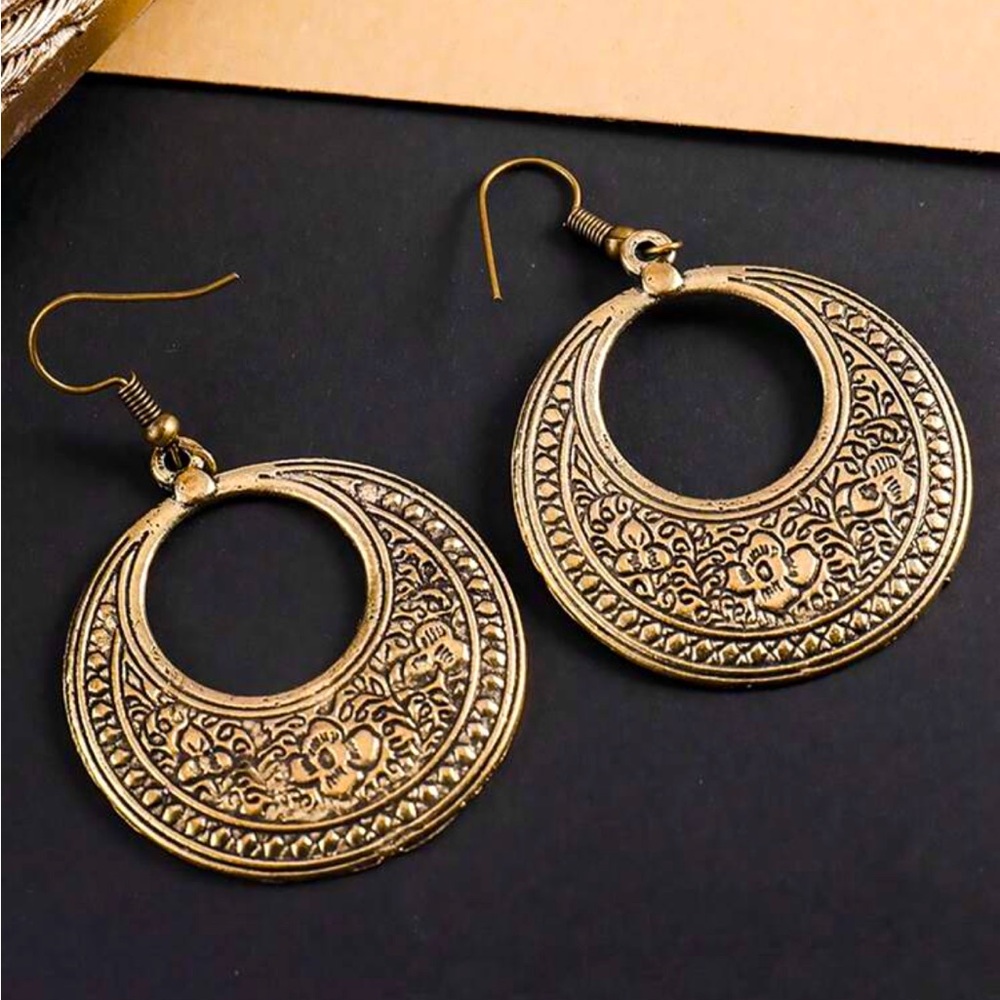 Vintage Bronze Drop Earrings NEW 🏷️